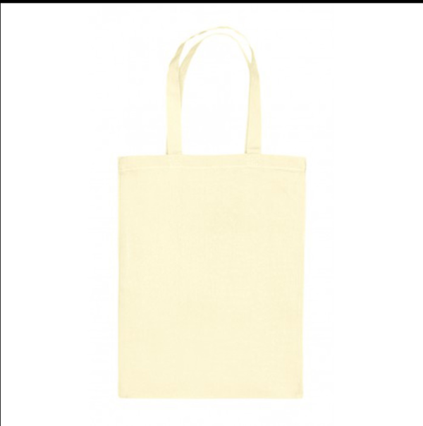 Natural Cotton Bag with side and bottom gusset